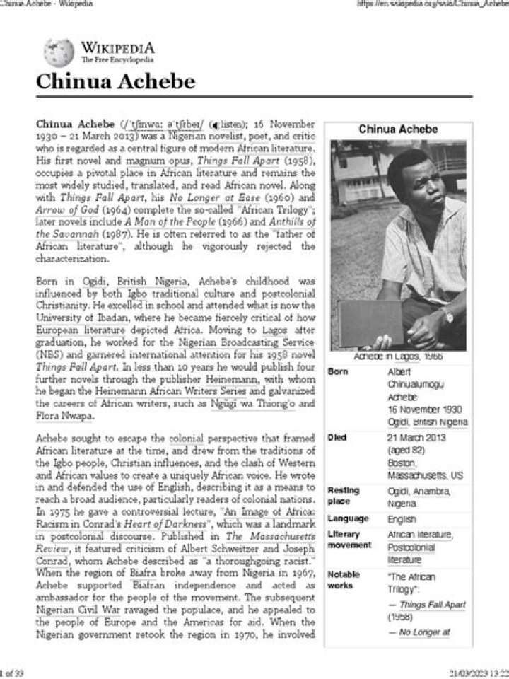 
Chinelo Achebe Age, Birthday, Wikipedia, Who, Nationality, Biography 