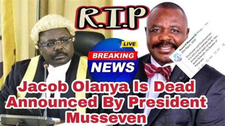 
Who Was Jacob Olanya? Speaker Of Uganda Parliament Died In The US, Here Is What Happened To Him 
